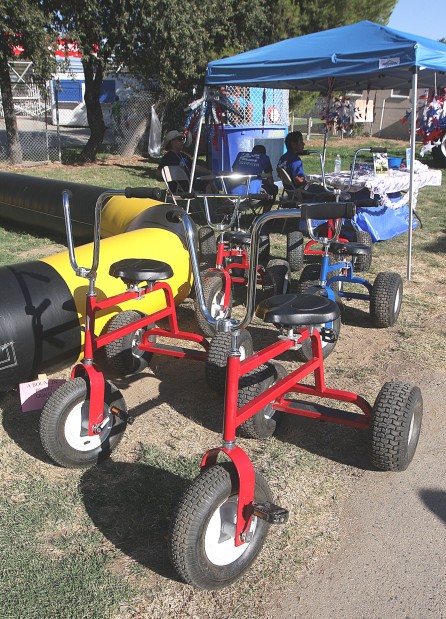 Adult tricycles at Kings Fair
